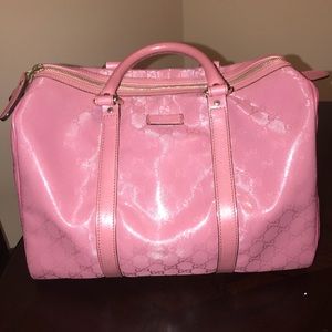 Pink Gucci bag